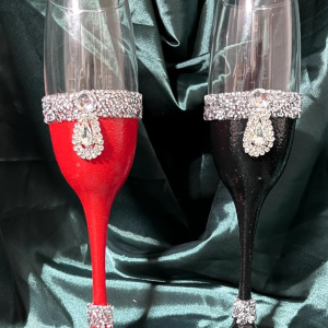 Pahare de Șampanie Ever Red – Eleganță și Strălucire pentru Evenimente de Lux | Evenimente De Lux